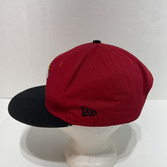 Miami Heat New Era 9FIFTY Hardwood Classics Snapback Red NBA Adjustable Hat cap - Picture 3 of 10